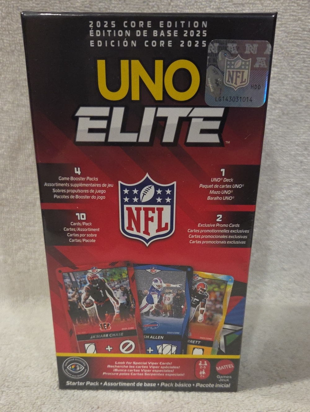 UNO ELITE NFL EDITION CORE PACK